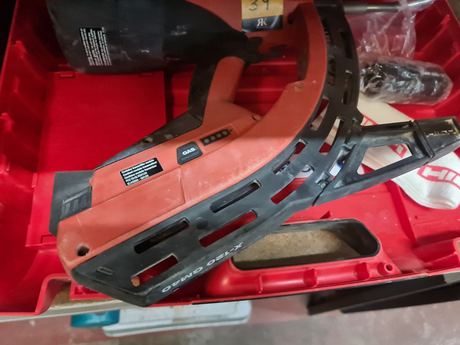 Hilti GX120 gas actuated fastening tool including case & contents as pictured - Image 2 of 7
