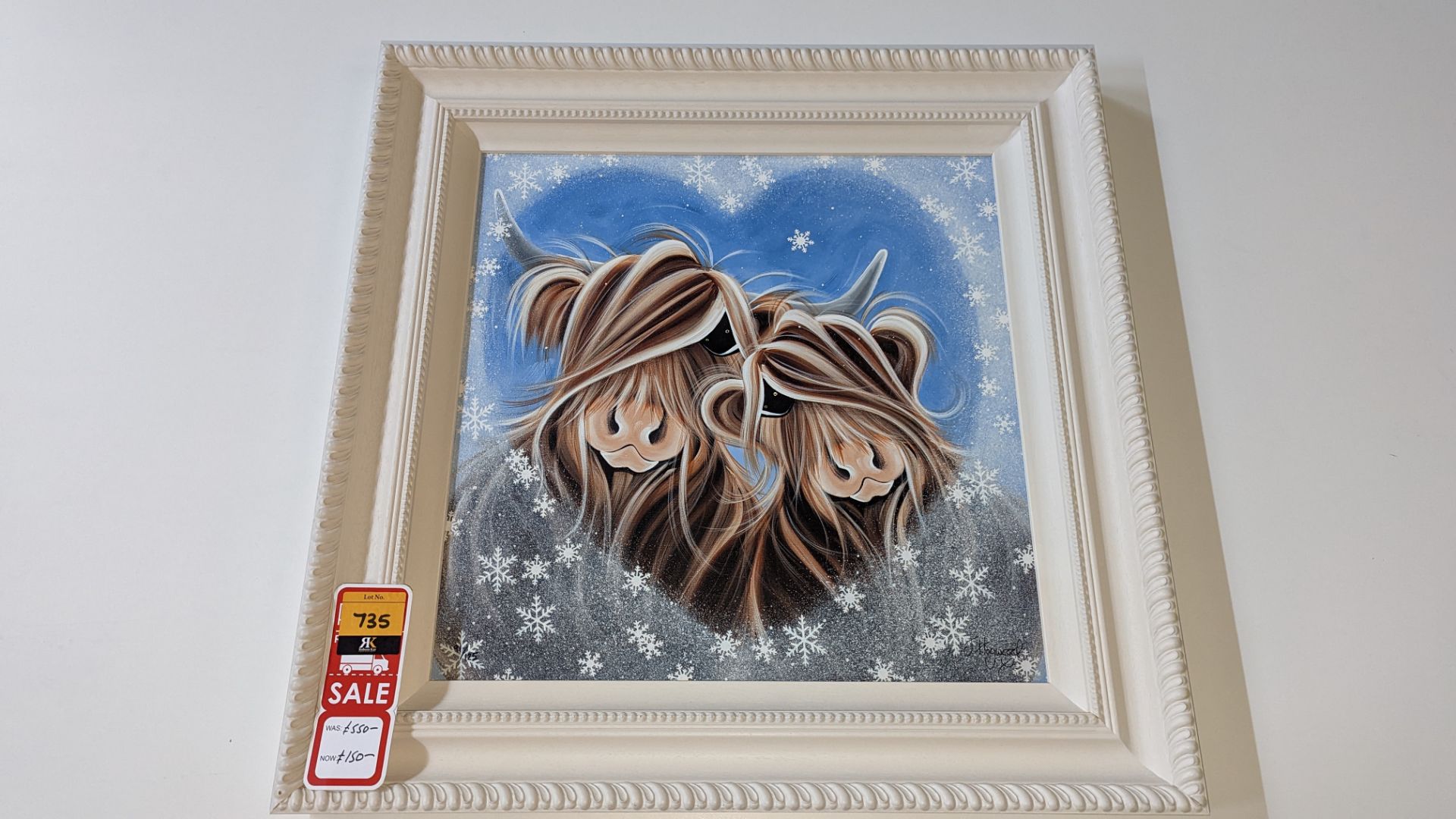 Framed print by Jennifer Hogwood, titled "Baby It's Cold Outside", edition no. 91/125. Framed. Max. - Image 8 of 13