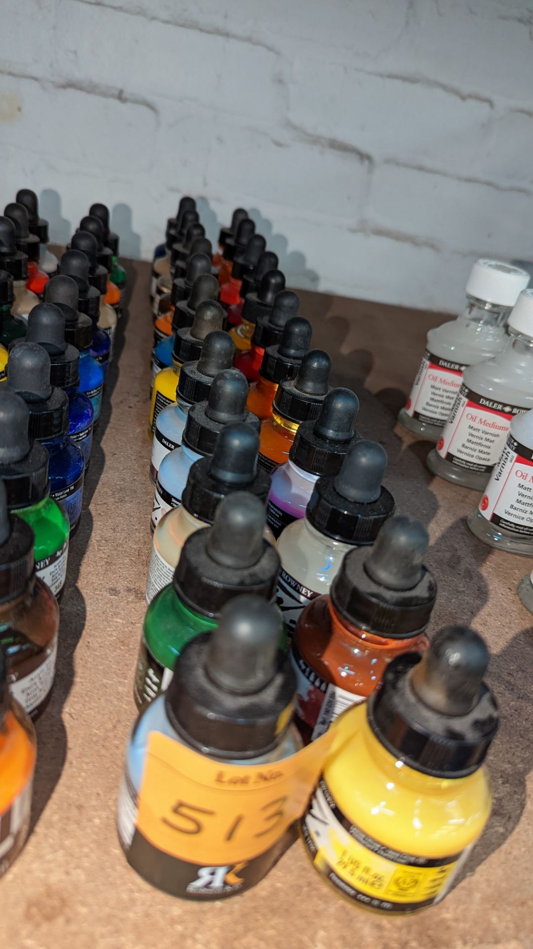 24 off 29.5ml bottles of Daler Rowney acrylic paints & similar