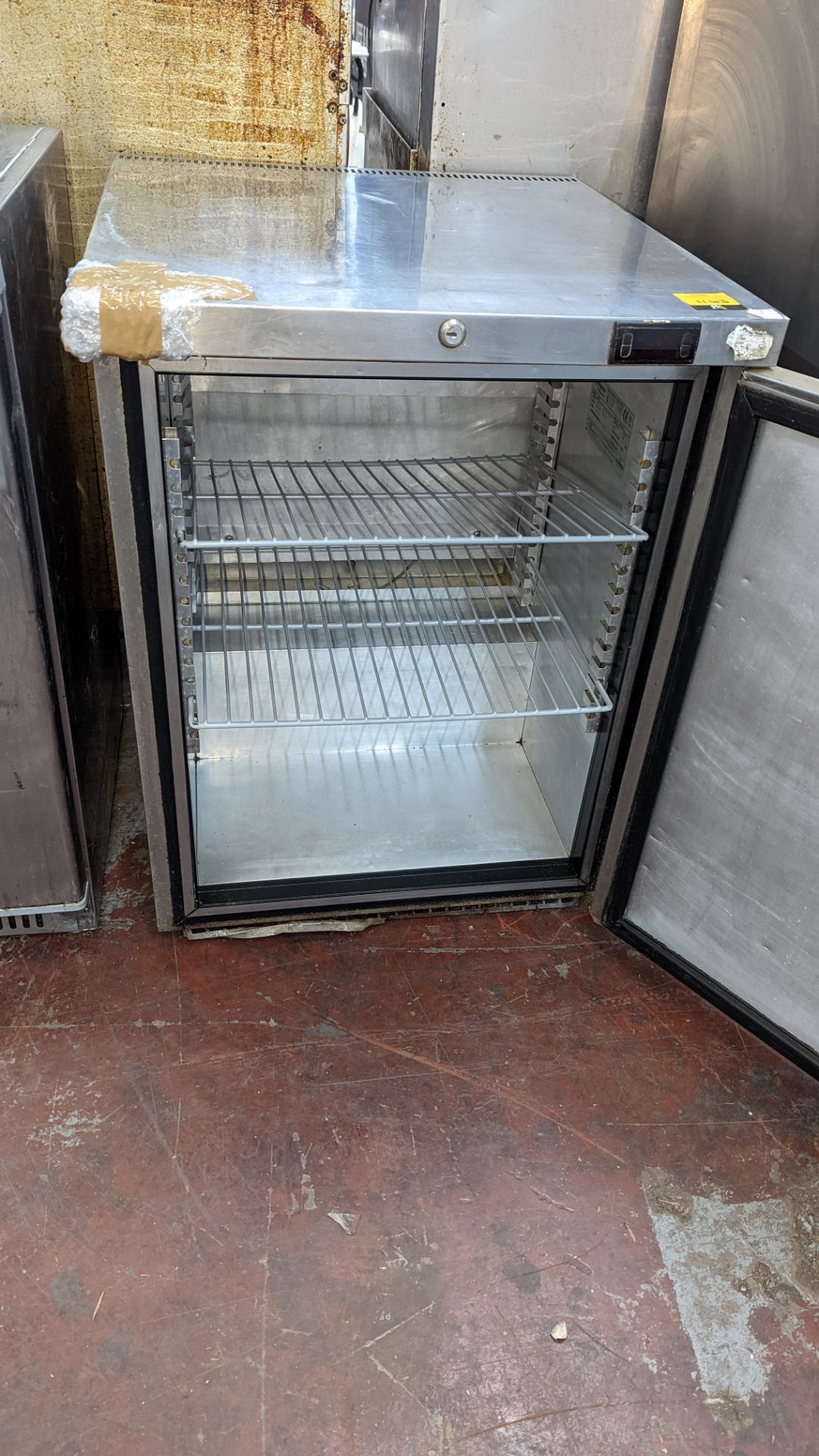 Stainless steel undercounter fridge - Image 4 of 5