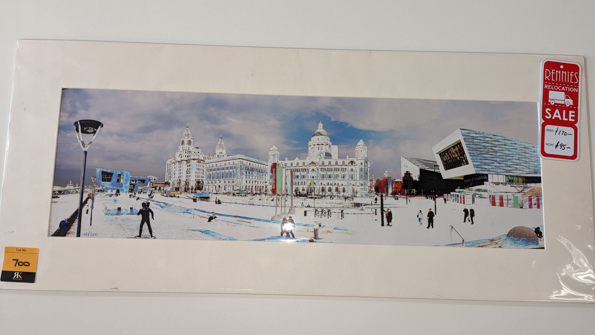 Limited edition print, no. 11/300, of Liverpool scene by M W Burns. Original selling price £170. In - Image 7 of 11