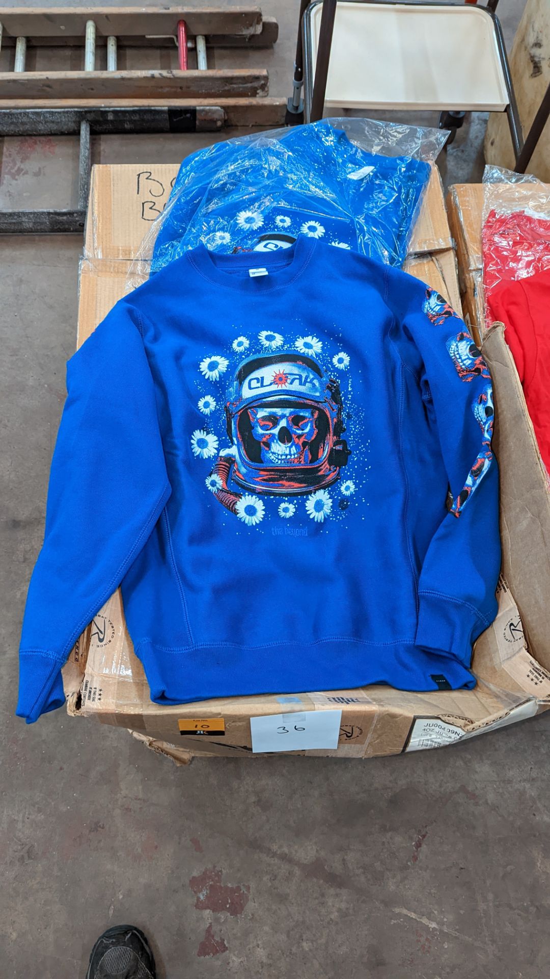 36 off Cloak (the beyond) royal blue long sleeve crew neck sweatshirts, sizes XS, S, L, XL & 3XL. 8 - Image 3 of 8