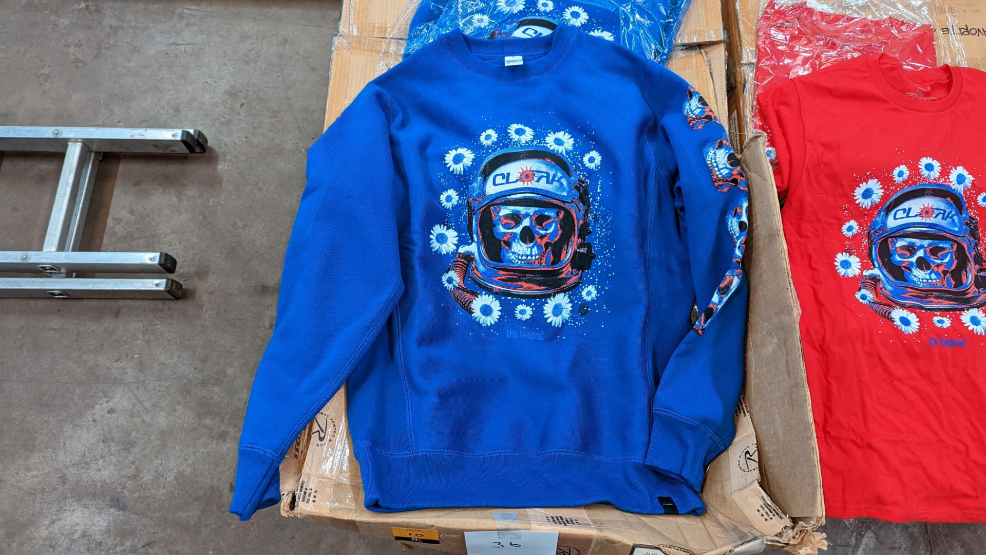 36 off Cloak (the beyond) royal blue long sleeve crew neck sweatshirts, sizes XS, S, L, XL & 3XL. 8 - Image 4 of 8