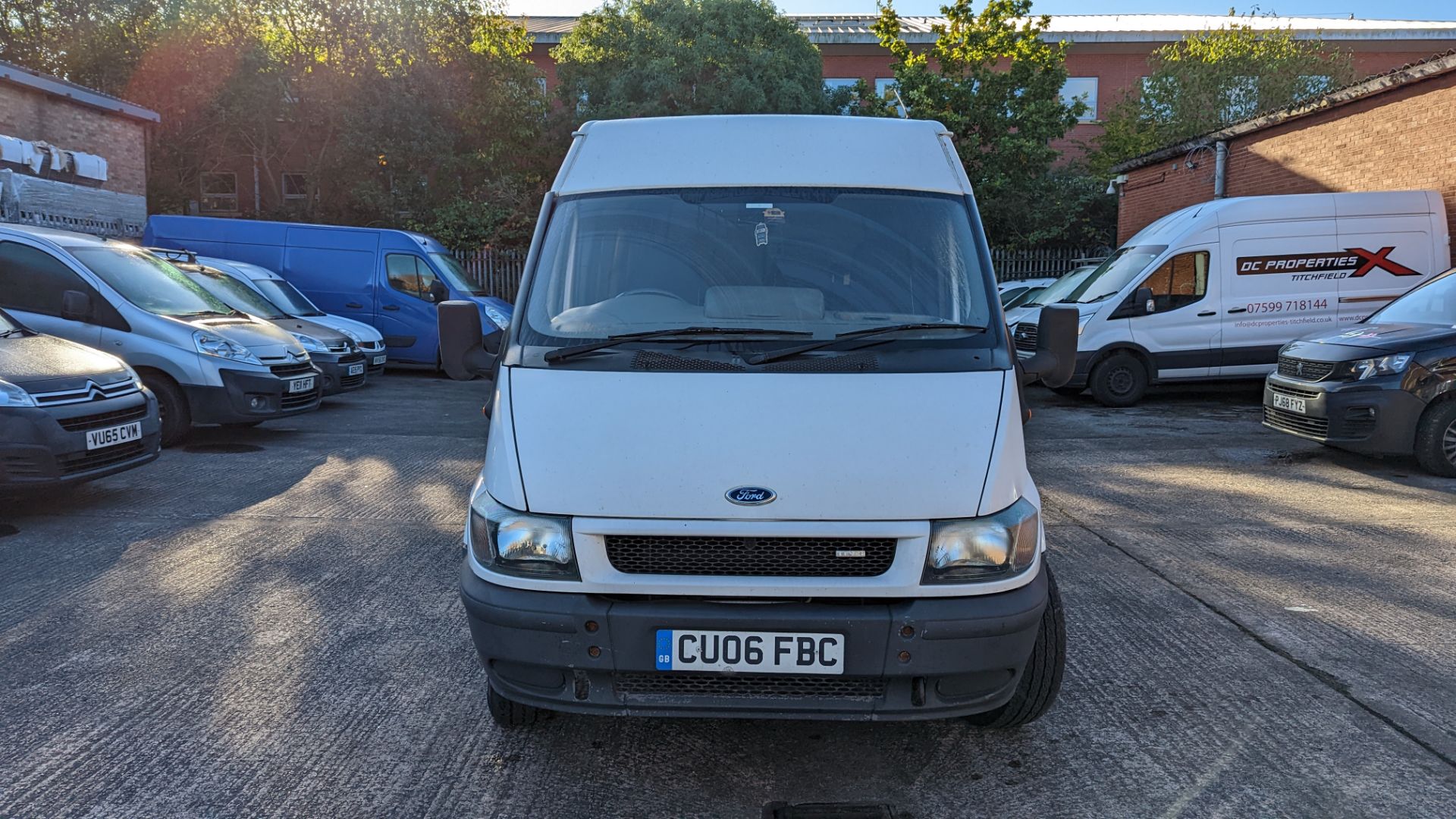 CU06 FBC Ford Transit panel van, 6 speed manual gearbox, 2402cc diesel engine. Colour: white. Fir - Image 42 of 44