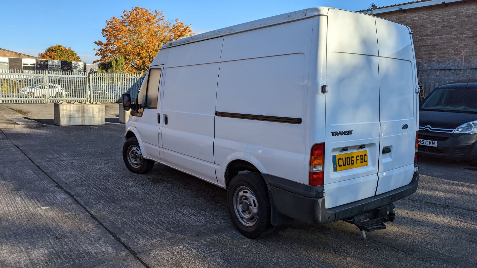CU06 FBC Ford Transit panel van, 6 speed manual gearbox, 2402cc diesel engine. Colour: white. Fir - Image 15 of 44