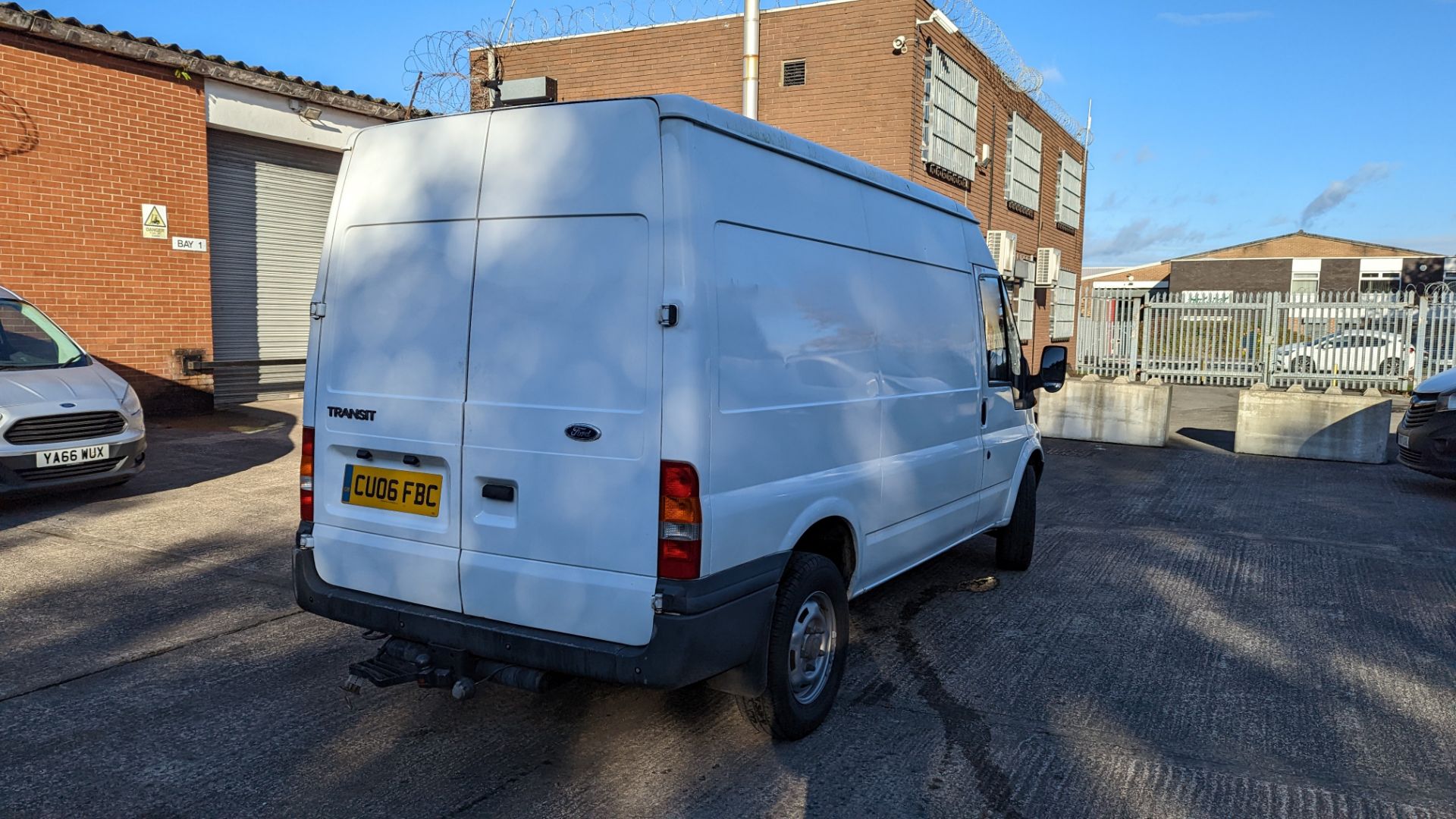 CU06 FBC Ford Transit panel van, 6 speed manual gearbox, 2402cc diesel engine. Colour: white. Fir - Image 9 of 44