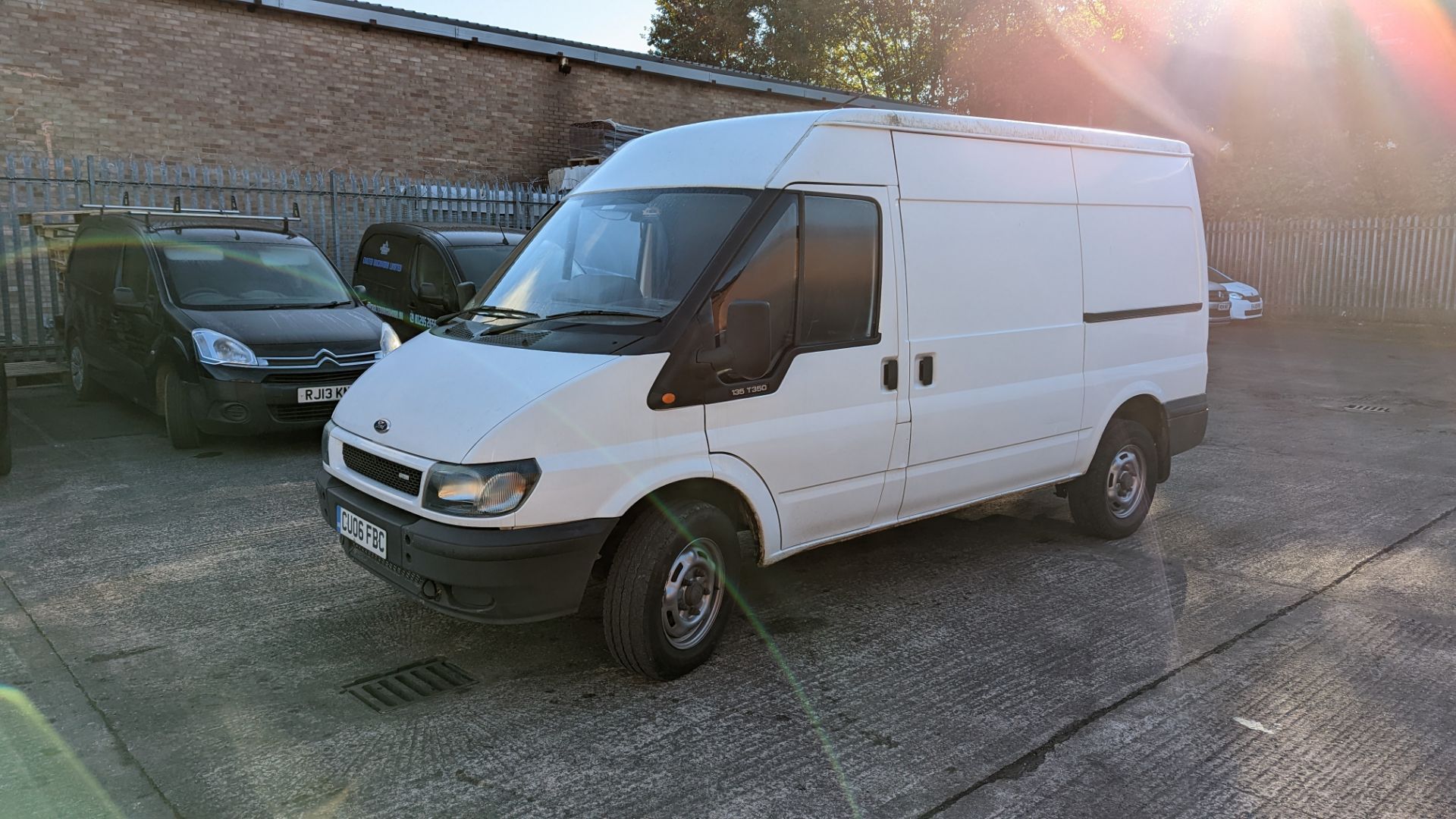 CU06 FBC Ford Transit panel van, 6 speed manual gearbox, 2402cc diesel engine. Colour: white. Fir - Image 36 of 44