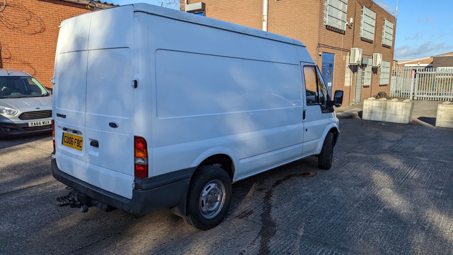 CU06 FBC Ford Transit panel van, 6 speed manual gearbox, 2402cc diesel engine. Colour: white. Fir - Image 8 of 44
