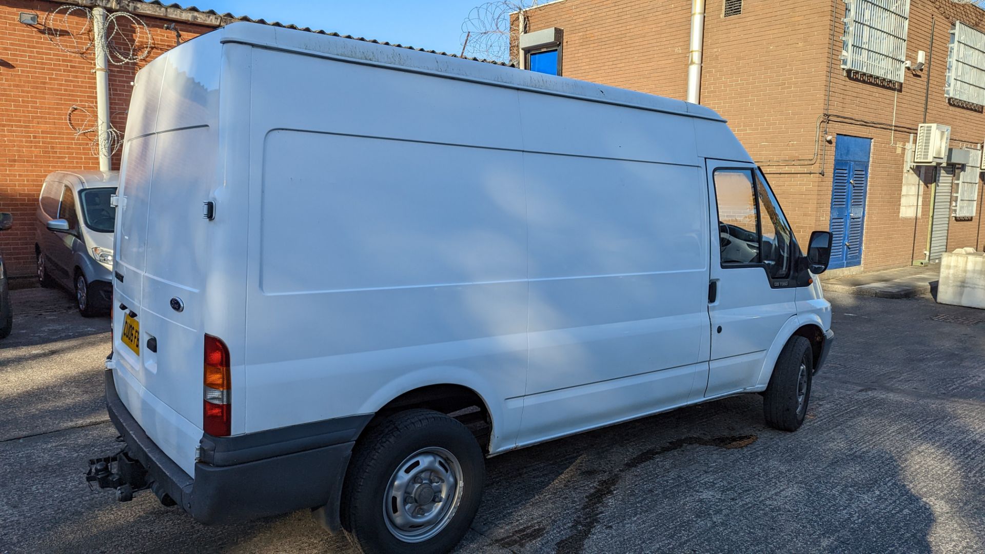 CU06 FBC Ford Transit panel van, 6 speed manual gearbox, 2402cc diesel engine. Colour: white. Fir - Image 7 of 44