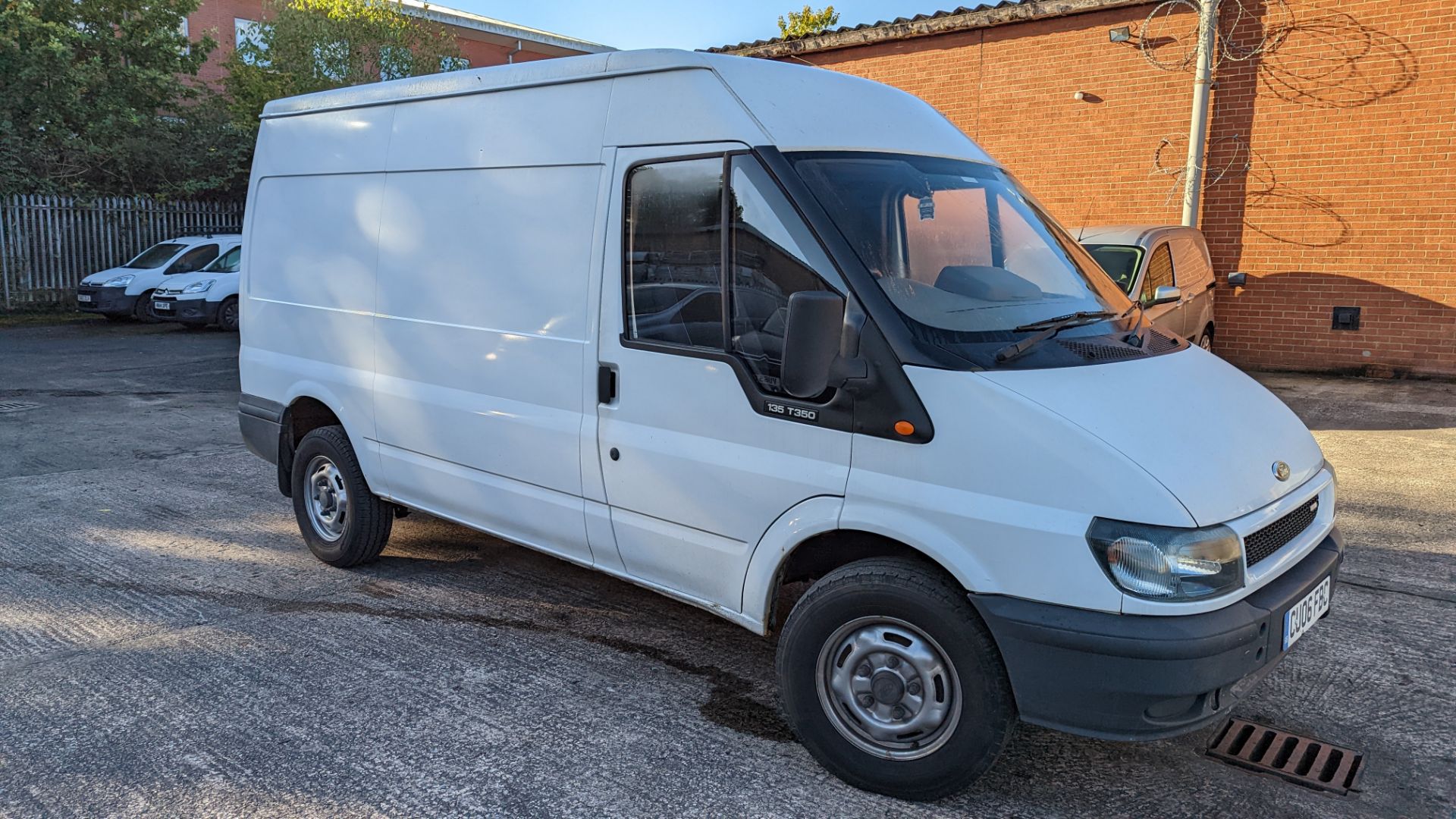 CU06 FBC Ford Transit panel van, 6 speed manual gearbox, 2402cc diesel engine. Colour: white. Fir - Image 3 of 44