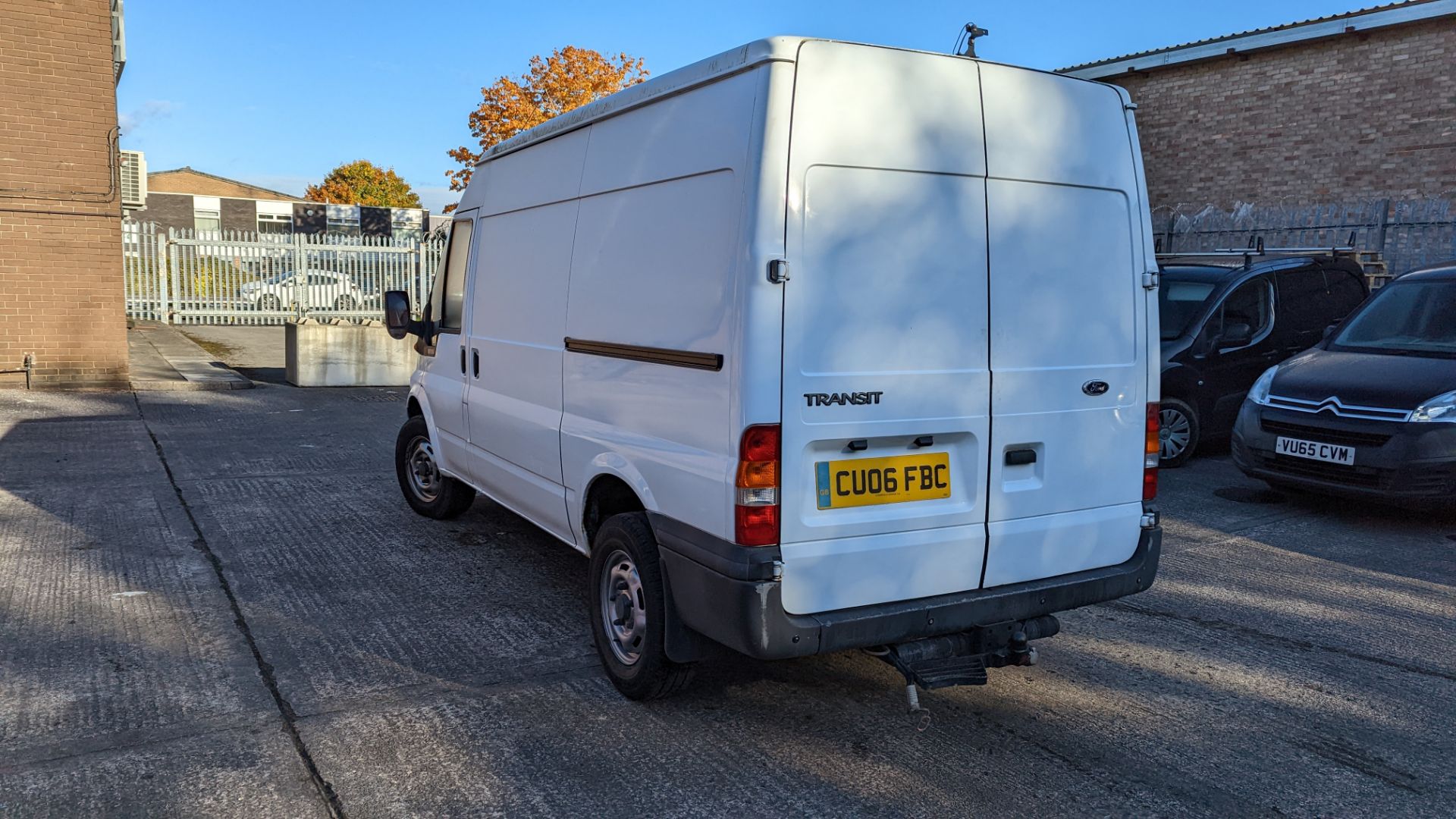 CU06 FBC Ford Transit panel van, 6 speed manual gearbox, 2402cc diesel engine. Colour: white. Fir - Image 14 of 44