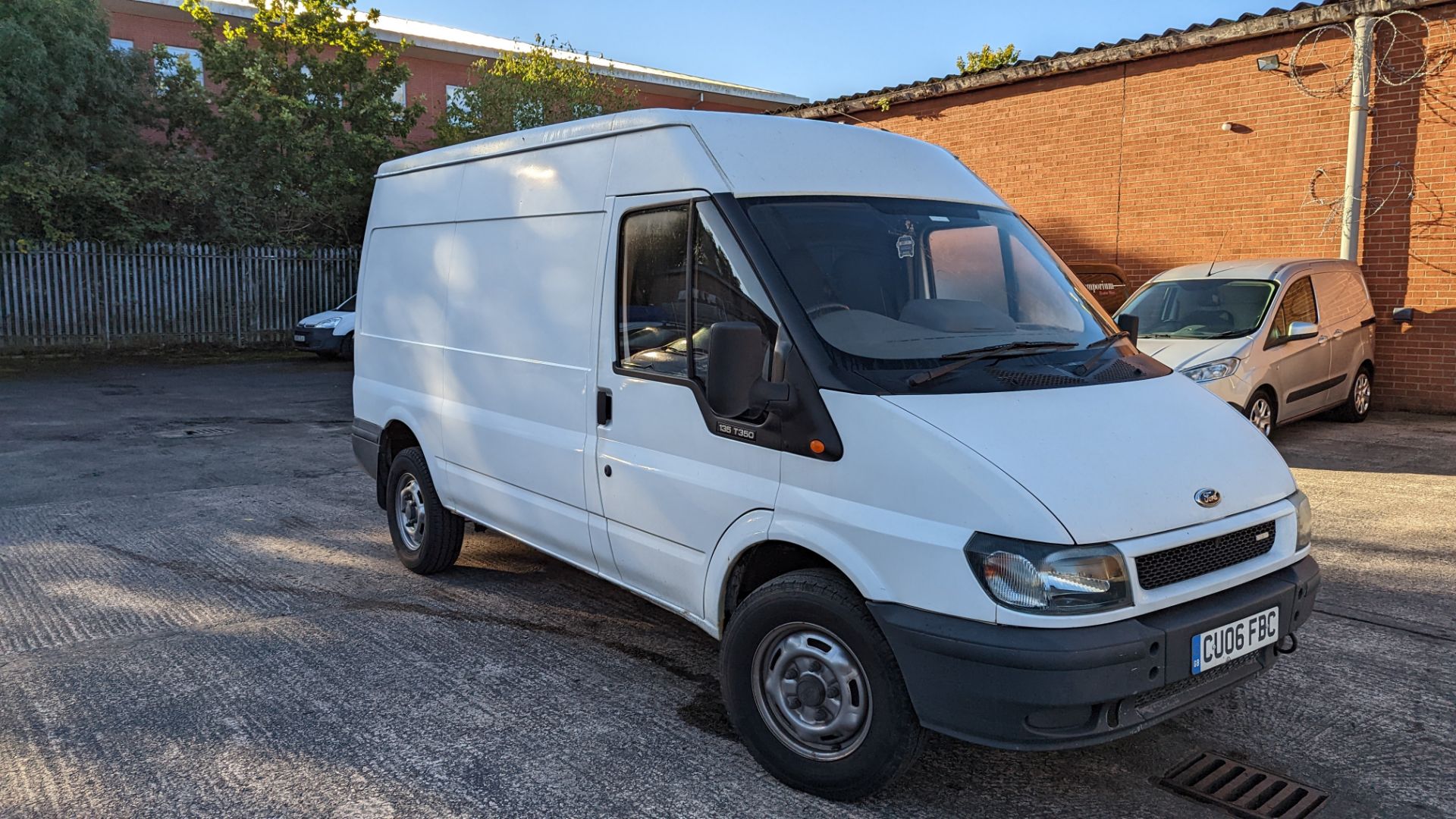CU06 FBC Ford Transit panel van, 6 speed manual gearbox, 2402cc diesel engine. Colour: white. Fir - Image 2 of 44