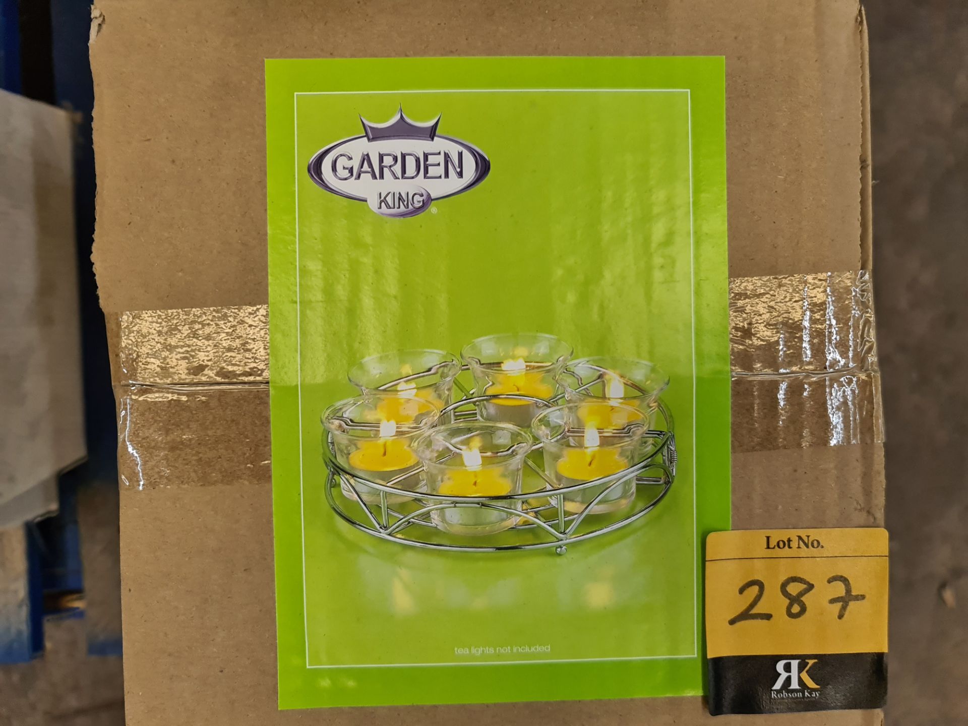 3 off Garden King six light tea light holders