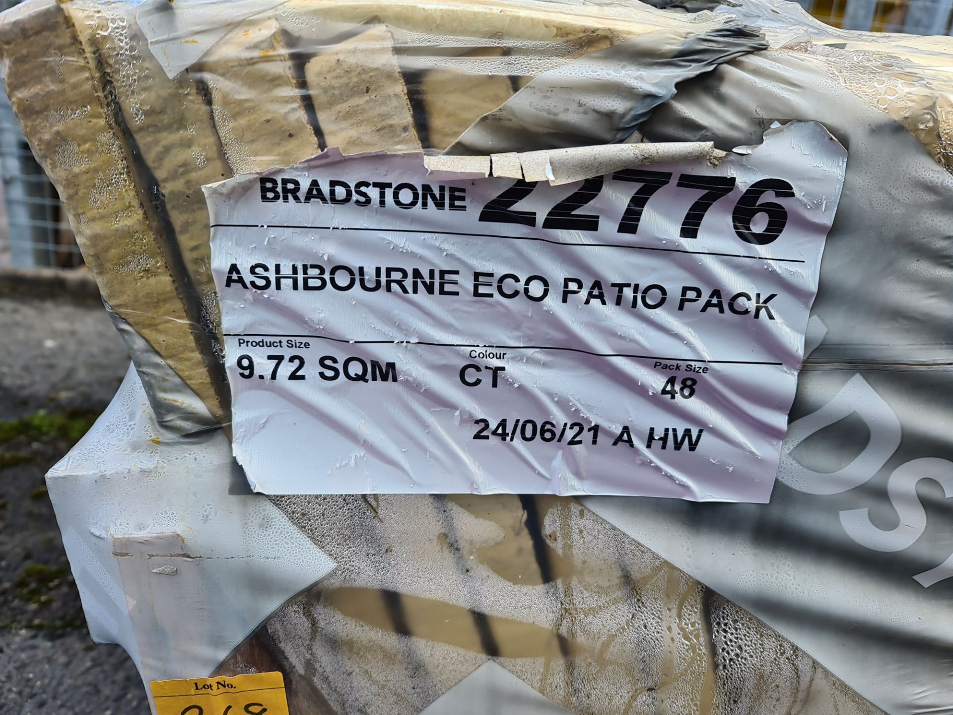 Bradstone Ashbourne Eco Patio pack of tiles measuring 9.72 square metres in total. This lot include - Image 3 of 4