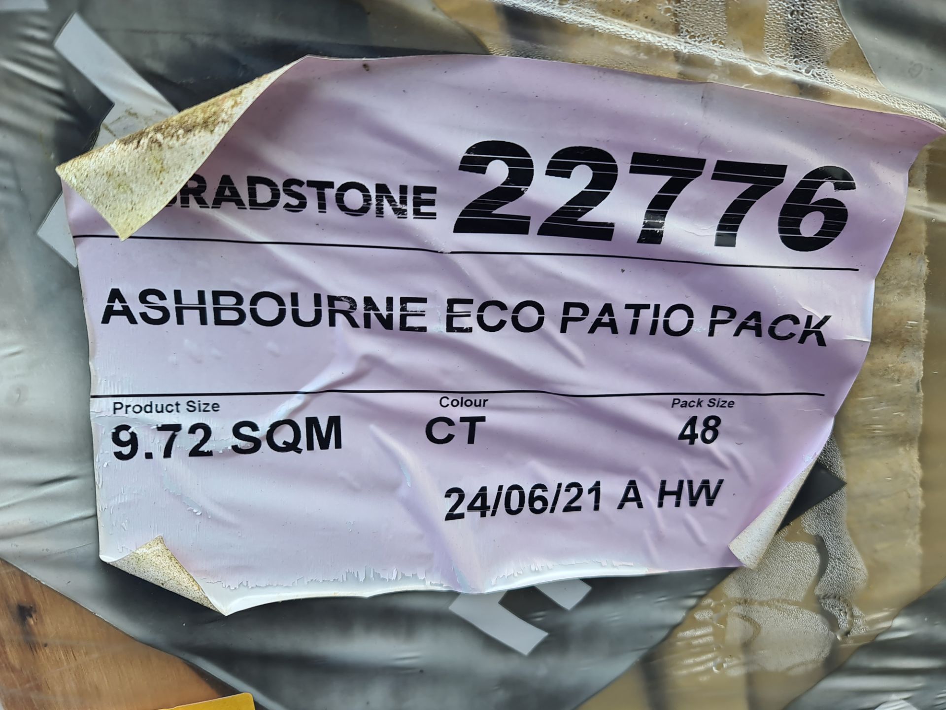 Bradstone Ashbourne Eco Patio pack of tiles measuring 9.72 square metres in total. This lot include - Image 3 of 3