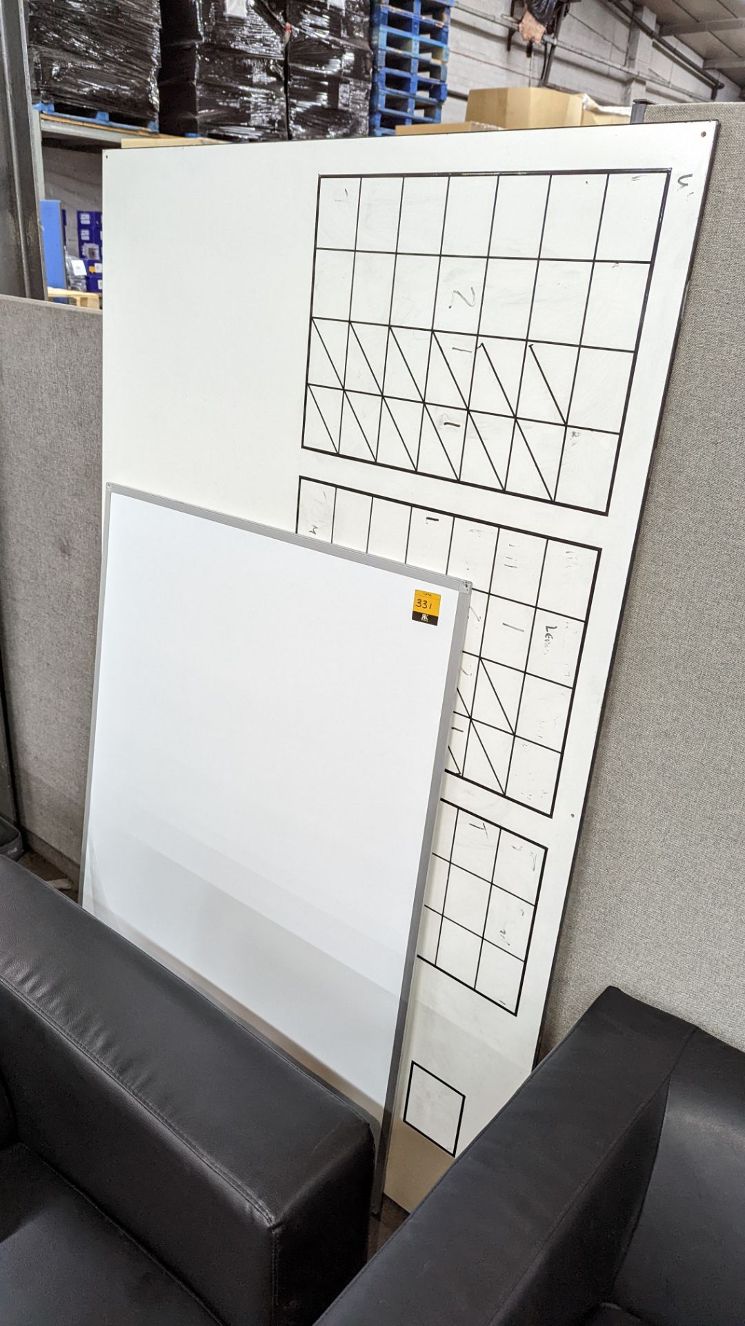 2 off large white boards