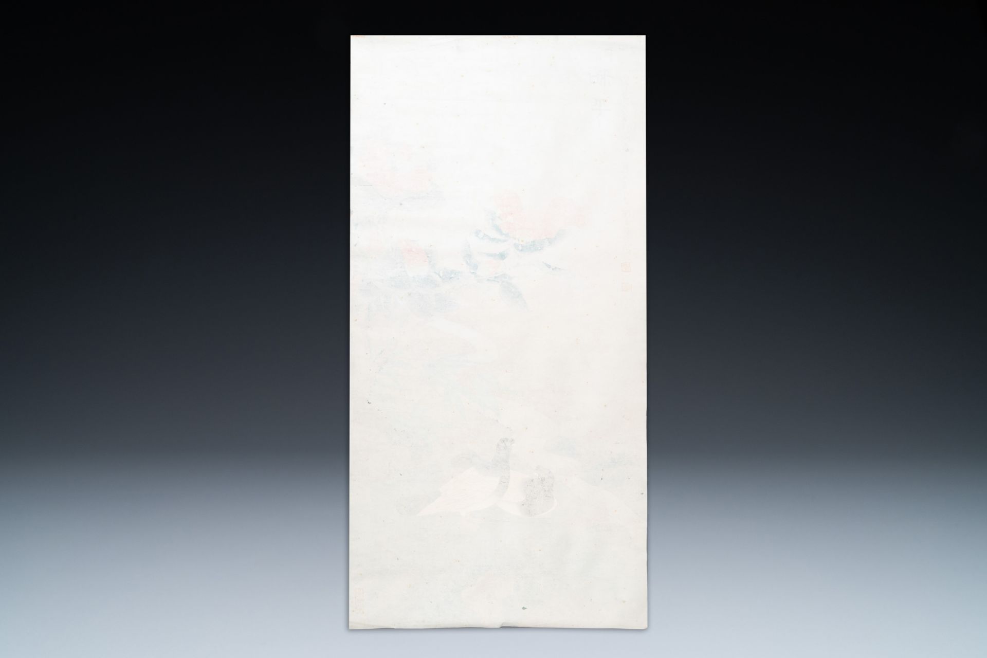 Sun Yunsheng (1918-2000): ÔPeace dovesÕ, ink and colour on paper - Image 3 of 21