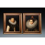 Justus Sustermans (1597-1681), attributed to: A pair of portraits of the Archdukes Albert and Isabel