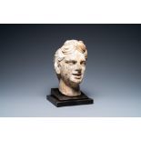 A Roman marble head of a satyr, 2nd/3rd C.