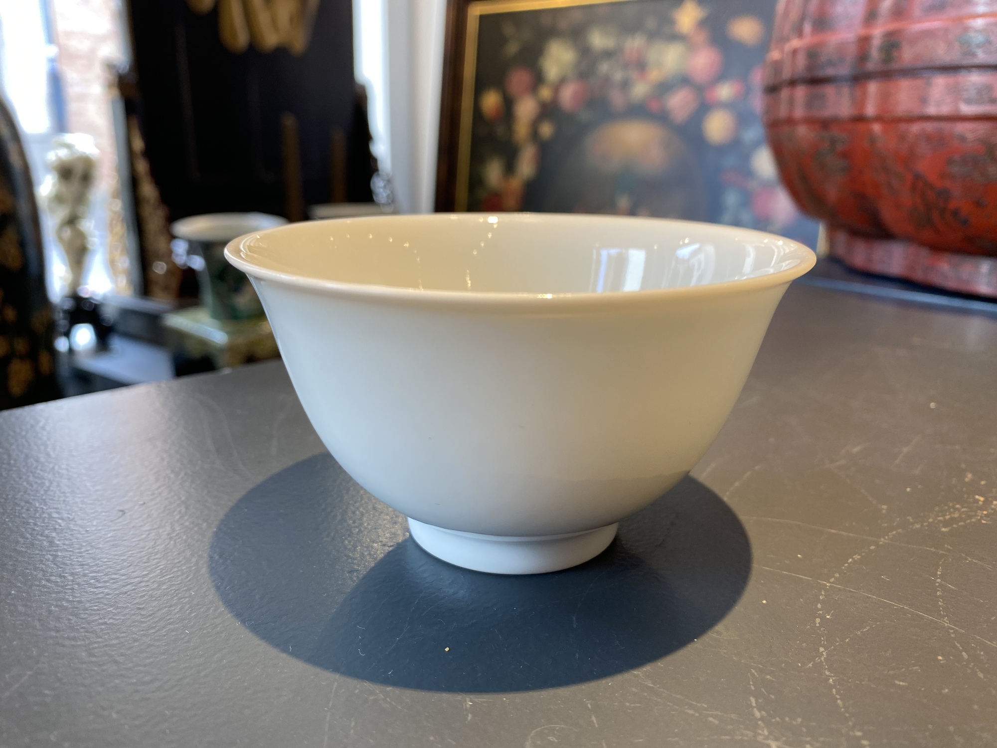 A fine Chinese monochrome white-glazed bowl, Yongzheng mark and of the period - Image 9 of 14