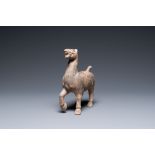 A Chinese pottery model of a horse, Han