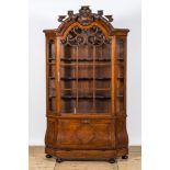 A Flemish oak display cabinet, 18th C.