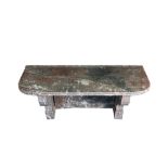 An Italian marble console table, 20th C.