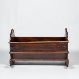 A French wooden crib, 18th century