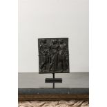 A patinated bronze 'Grand Tour' relief cast after the antique, probably Italy, 19th C.