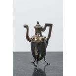 A French silver Empire coffee pot, Paris, 19th C.