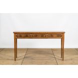 A mahogany console, 20th C.