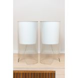 Achille Castiglioni for Flos: a pair of 'AOY' table lamps, 1975