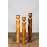 Scandinavian School: The three graces, wood, 20th C.