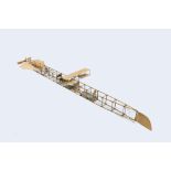 A large scale model or prototype of a pioneer period aircraft, 1st half 20th C.