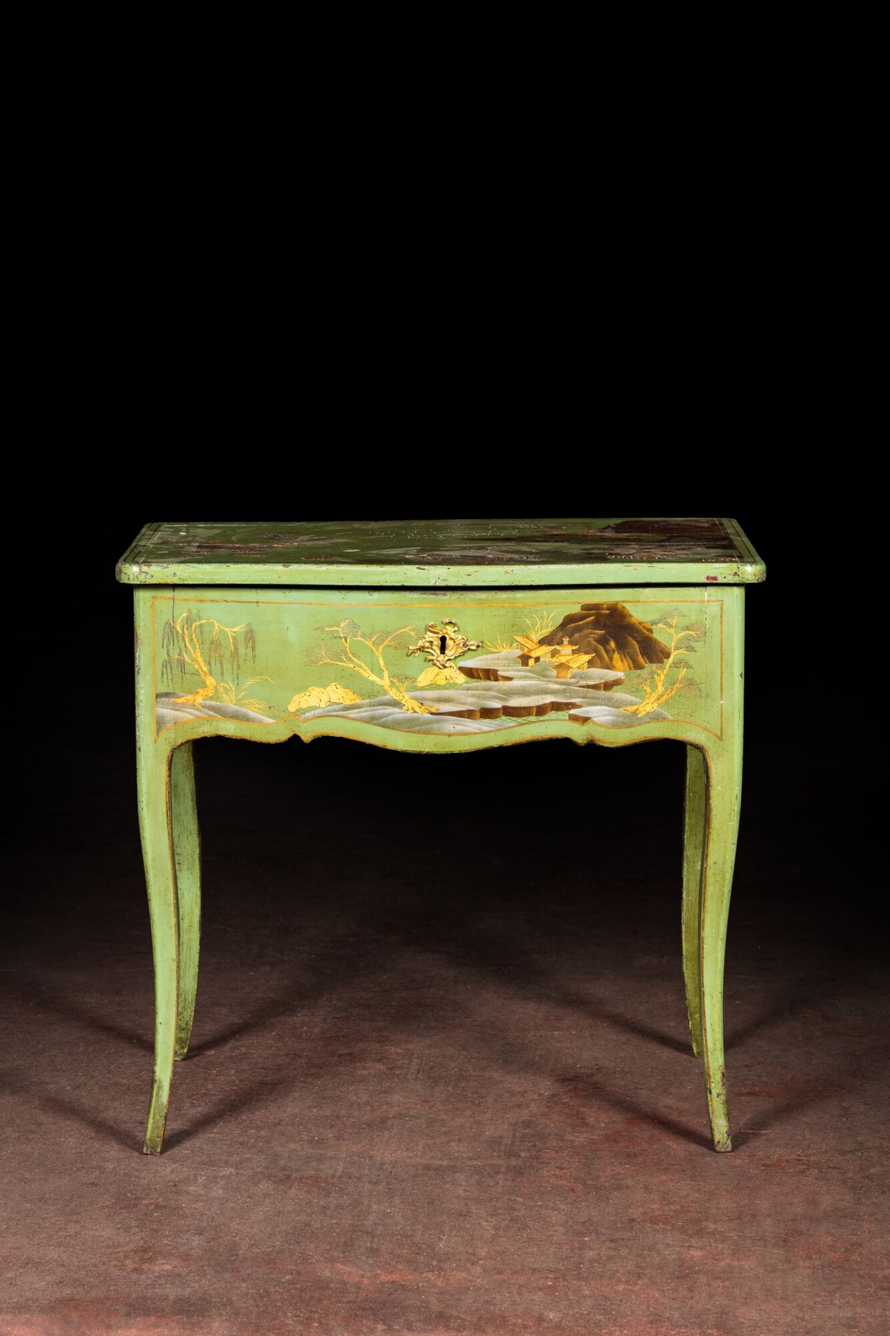 A French chinoiserie coiffeuse or dressing table, 19th C. - Bild 2 aus 6