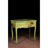 A French chinoiserie coiffeuse or dressing table, 19th C.