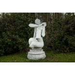 Paul Baeke (Ghent, 1927-Fernelmont, 2010): 'Eve', an impressive large serizzo marble statue