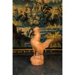 Jules Jourdain (1873-1957): Terracotta model of a rooster