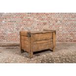 A provincial wooden chest, 17th C.