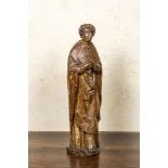 A Flemish carved oak figure of Saint John the evangelist, 1st half 16th C.