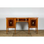 An English Regency-style mahogany sideboard, 20th C.