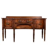 An English mahogany sideboard, 19th C.