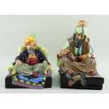 TWO ROYAL DOULTON BONE CHINA FIGURES, comprising 'Cobbler' HN1706 , 'Abdullah' HN2104 (2)