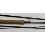 FISHING: FOUR-PIECE SAGE 'GRAPHITE III' FLY FISHING ROD #7 line 13ft 6ins (6 7/8 ozs), conforming