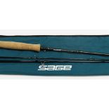 FISHING: SAGE GRAPHITE IV THREE-PIECE FLY FISHING ROD Number 790-3, #7 line, 9ft (3 7/16ozs), with