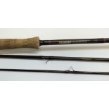 FISHING: THREE-PIECE SAGE TROUT FLY ROD 'GRAPHITE IV' numbered 8124-3, (6 1/8 ozs), conforming brown