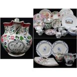 ASSORTED 19TH CENTURY POTTERY including RARE WILLIAM IV DATED POTTERY JUG, dated 1835 and with
