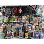 ASSORTED MODERN STAR WARS CARDED FIGURES, c.2004 and later, 6in and 3.75in some with reprinted/