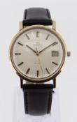OMEGA DE VILLE GENTLEMAN'S AUTOMATIC CALENDAR WRISTWATCH, Tool 106, c. 1975, champagne dial with