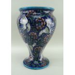 JOE JUSTER FOR WILLIAM DE MORGAN: FULHAM PERIOD POTTERY 'PERSIAN' VASE, c. 1890, baluster form on